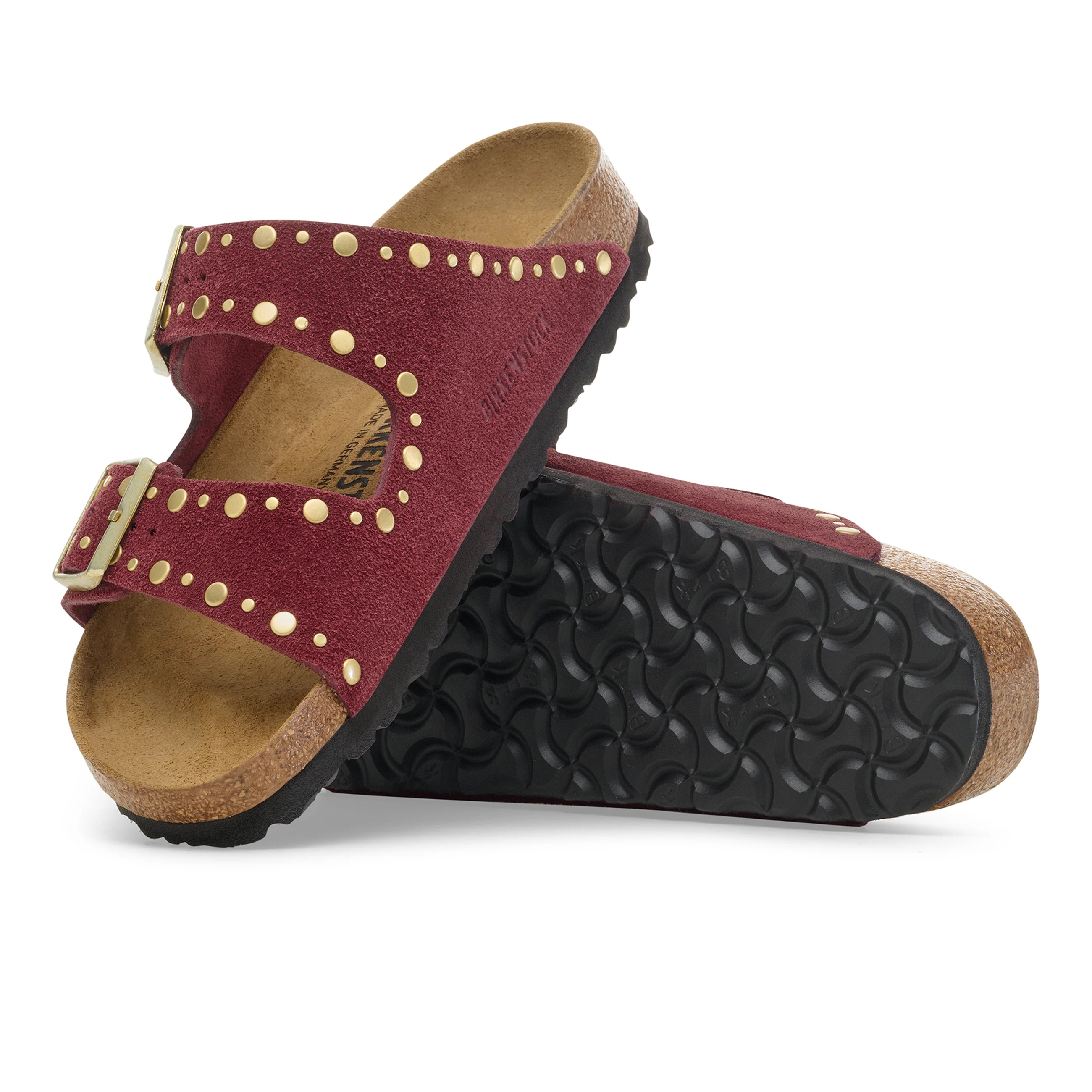 Arizona Rivet Zinfandel Suede Leather - Image 4